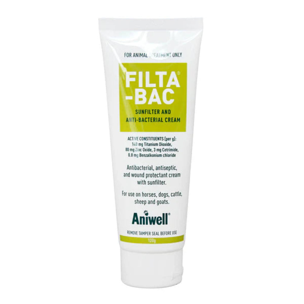 Filta-Bac antibacterial antiseptic wound protectant cream with sun filter