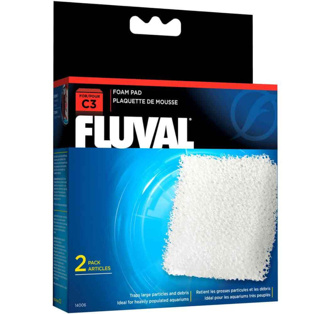 Fluval C3 Hang-On Filter Stage 1 Foam Pad 2 Pack