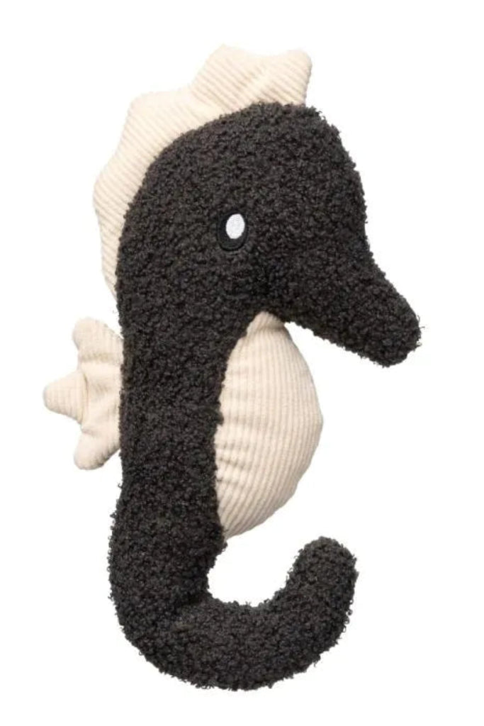 FuzzYard Life Slate Grey Seahorse plush dog toy