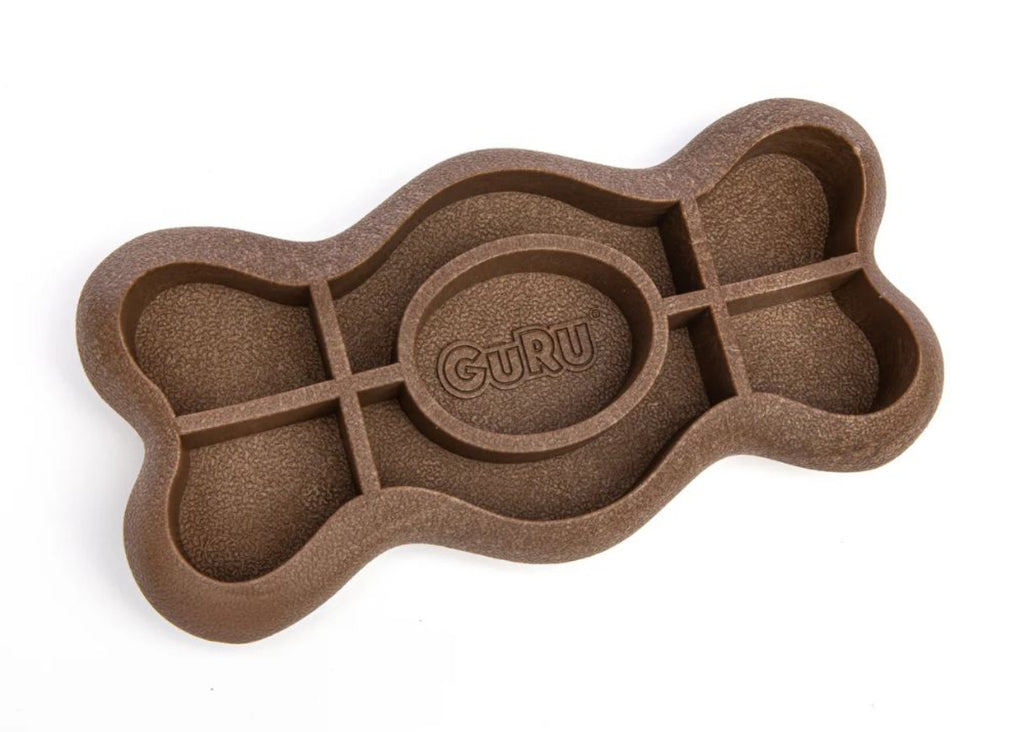 GURU Licky Bone Medium Interactive Lick Chew and Treat Dispensing Dog Toy
