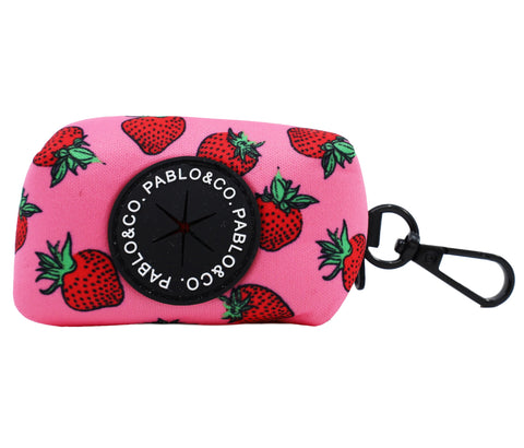 Pablo & Co Poop Bag Holder Strawberries