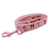 Pablo & Co Dog Leash Velvet Blush Bows