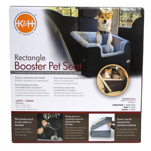K & H Rectangle Booster Pet Seat for Car