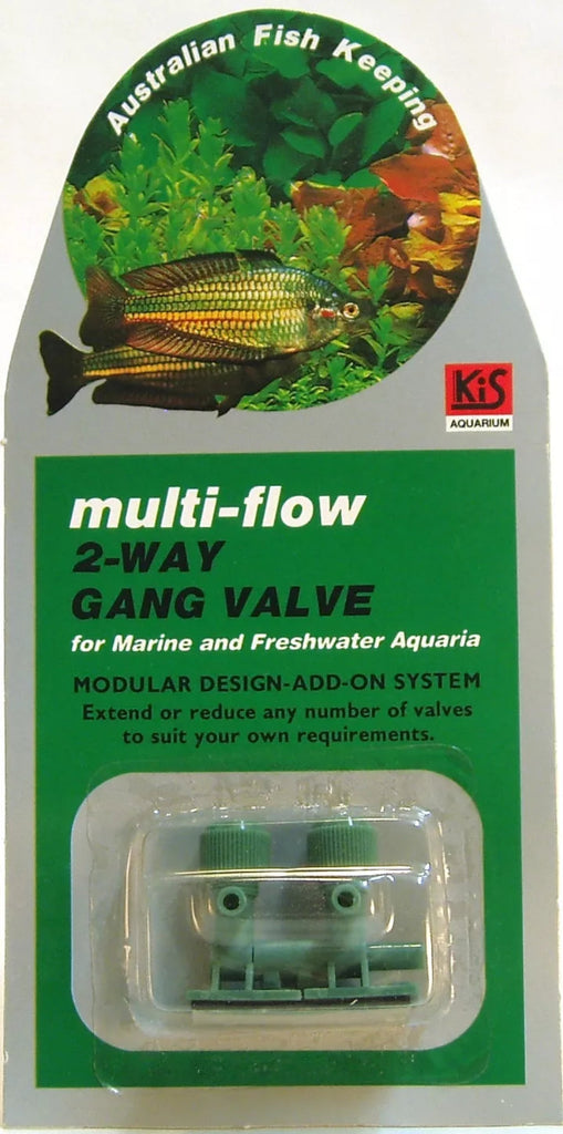 KIS 2 Way Gang Valve aquarium air pump airflow control valve