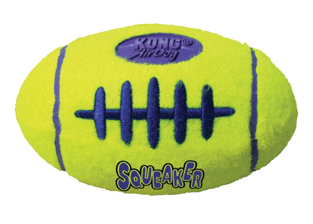 KONG AirDog Squeaker Football tennis-style fetch toy for dogs