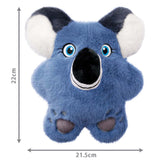 KONG Snuzzles Koala plush dog toy 22x21.5cm – blue koala soft squeaky plush toy with embroidered eyes for dogs
