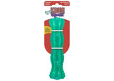 KONG Squeezz Dental Stick dog toy – flexible textured nub stuffable dental chew stick toy for gentle and mild chewing dogs