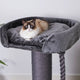 Kazoo High Bed Scratch Post With Rope