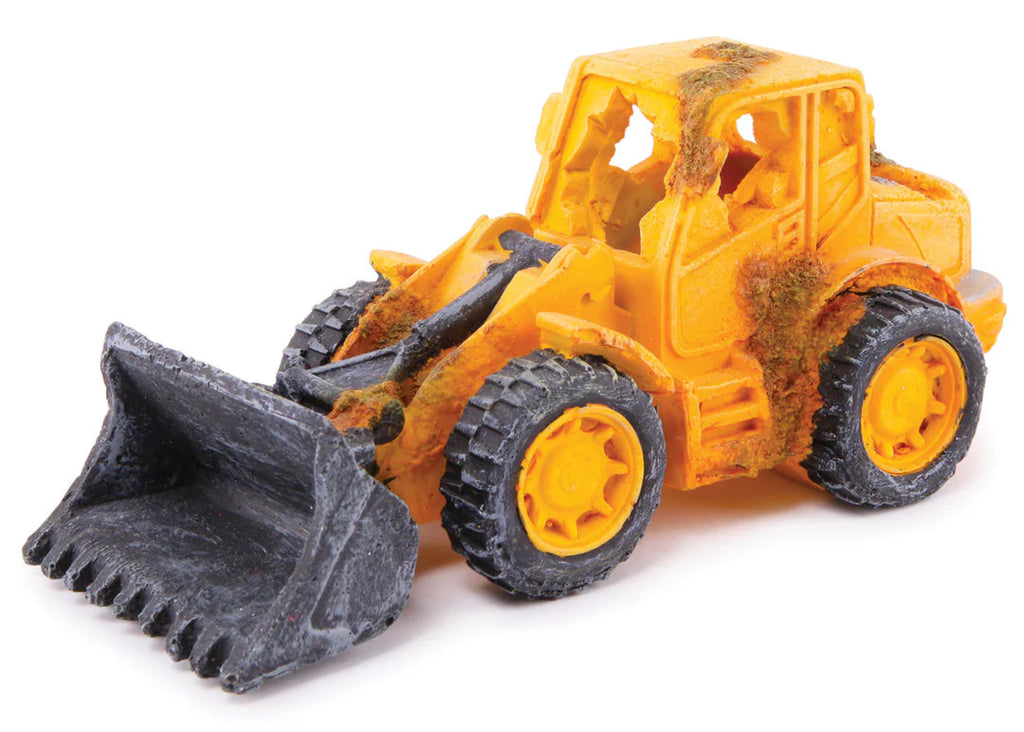 Kazoo Front Loader polyresin construction vehicle aquarium ornament