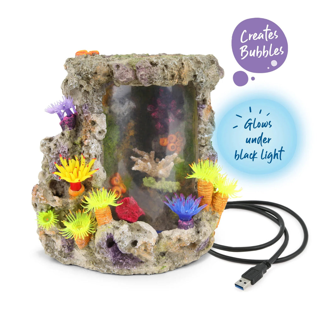 Kazoo LED Coral Centrepiece with plants and air bubbles for aquarium decoration