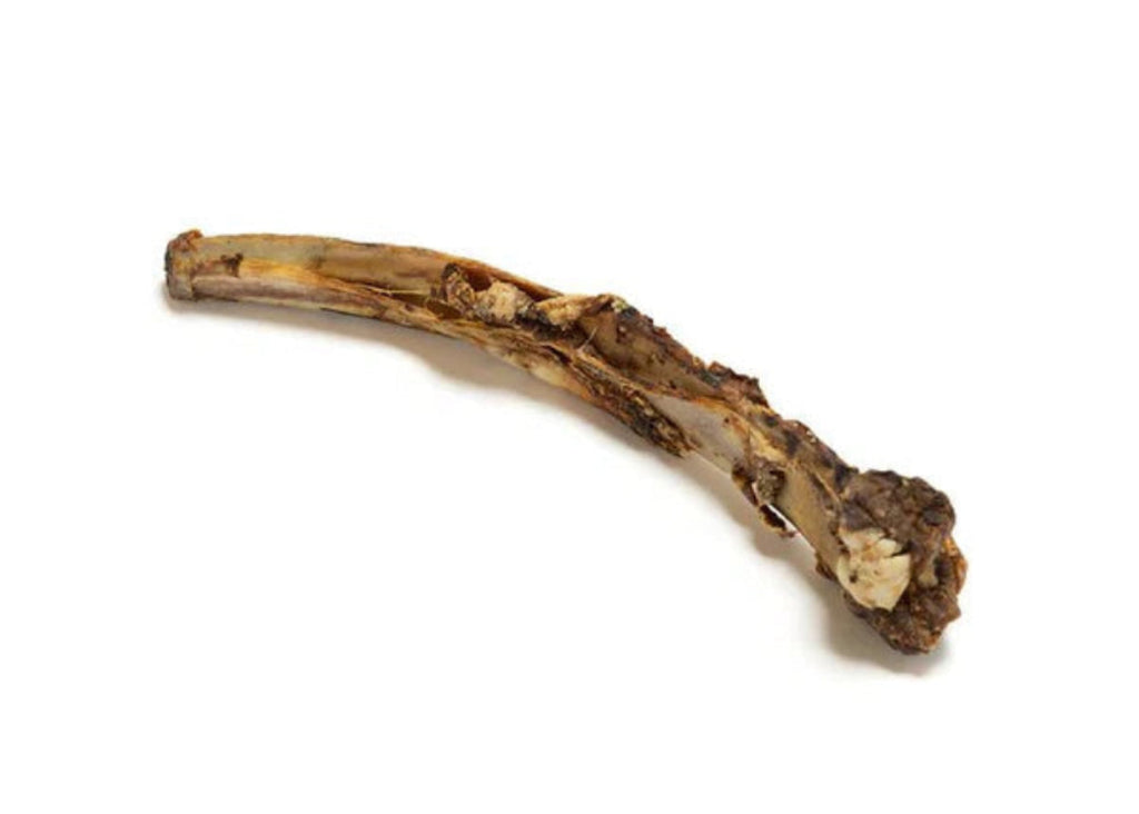 Kirby Pet Treats XL beef rib natural dog chew on a white background