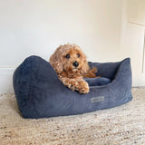 La Doggie Vita Low Front Micro Corduroy Bolster with Removable Parts