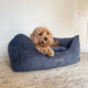 La Doggie Vita Low Front Micro Corduroy Bolster with Removable Parts