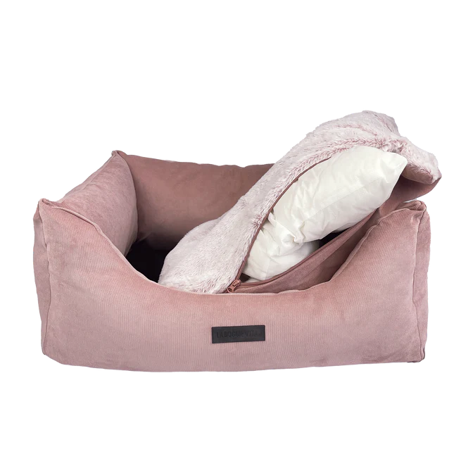 La Doggie Vita Low Front Micro Corduroy Bolster with Removable Parts