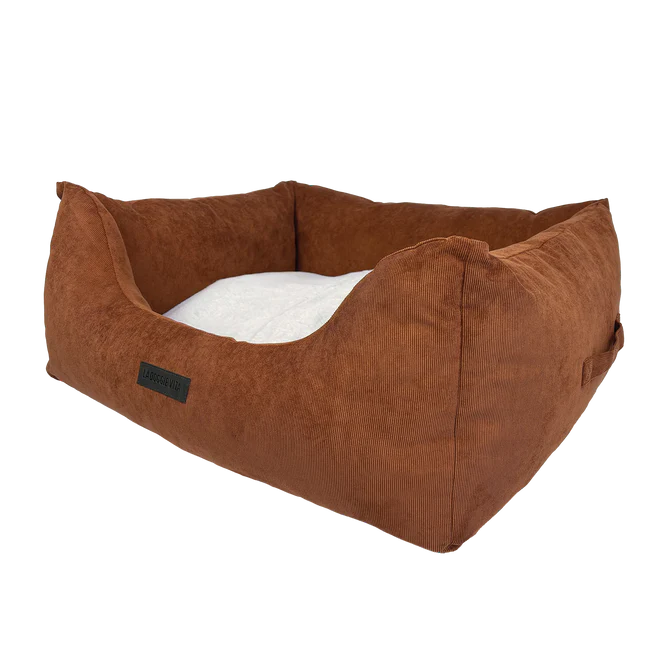 La Doggie Vita Low Front Micro Corduroy Bolster with Removable Parts