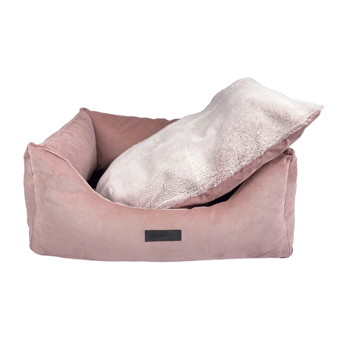 La Doggie Vita Low Front Micro Corduroy Bolster with Removable Parts