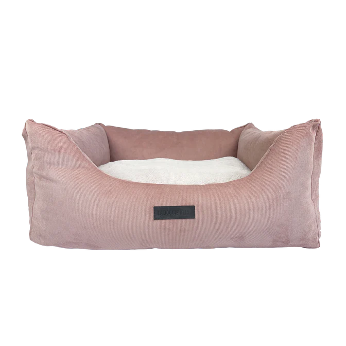 La Doggie Vita Low Front Micro Corduroy Bolster with Removable Parts
