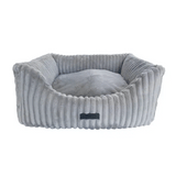 La Doggie Vita Low Front Velour Corduroy Bolster with Removeable Parts