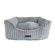 La Doggie Vita Low Front Velour Corduroy Bolster with Removeable Parts