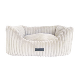 La Doggie Vita Low Front Velour Corduroy Bolster with Removeable Parts