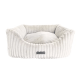 La Doggie Vita Low Front Velour Corduroy Bolster with Removeable Parts