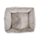La Doggie Vita Low Front Velour Corduroy Bolster with Removeable Parts