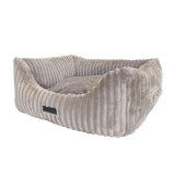 La Doggie Vita Low Front Velour Corduroy Bolster with Removeable Parts