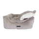 La Doggie Vita Low Front Velour Corduroy Bolster with Removeable Parts
