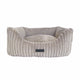 La Doggie Vita Low Front Velour Corduroy Bolster with Removeable Parts