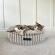 La Doggie Vita Velour Corduroy Cat Donut