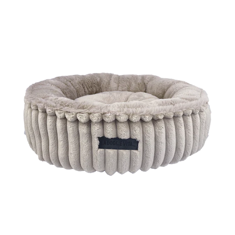 La Doggie Vita Velour Corduroy Cat Donut