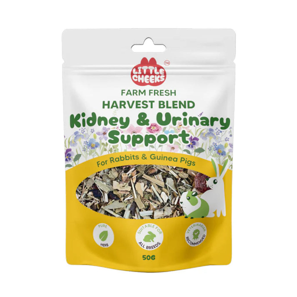 Little Cheeks Harvest Blend Kidney and Urinary Support for Rabbits and Guinea Pigs 50g