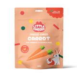 Little Cheeks freeze-dried carrot treats 20g for rabbits and guinea pigs