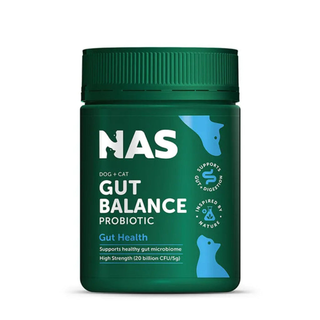 NAS Gut Balance Probiotic for Cats Feline Digestive and Gut Health Supplement 80g