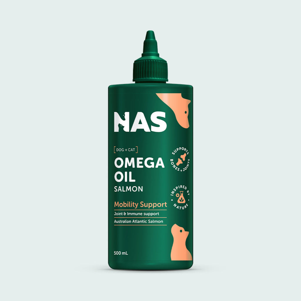 Natural Animal Solutions Salmon Omega Oil for dogs and cats joint skin and coat support