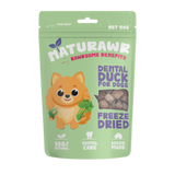 Naturawr Dental Duck Freeze Dried Dog Treats 50g – 100% Australian duck celery and seaweed dental treat for dogs no additives preservative free