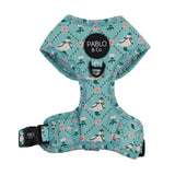 Pablo & Co Silly Little Goose adjustable dog harness with neoprene lining