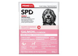 Prime100 SPD Slow Cooked Salmon and Pumpkin single protein wet dog food 354g pack