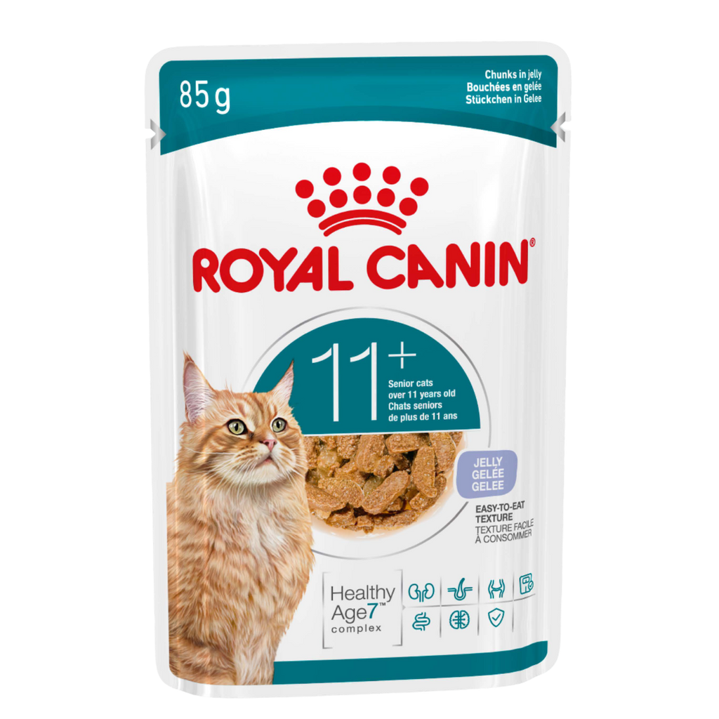 Royal Canin Ageing 11+ Chunks in Jelly 85g pouch senior cat food