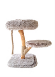 Sorrento Two Level Real Wood Cat Tree 62cm