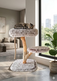 Sorrento Two Level Real Wood Cat Tree 62cm