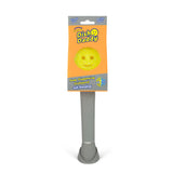 Scrub Daddy Dish Daddy Silver soap dispensing dishwand with FlexTexture scrubber