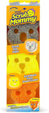 Scrub Mommy Aussie Shapes Sponge 3 pack with koala quokka and kangaroo designs