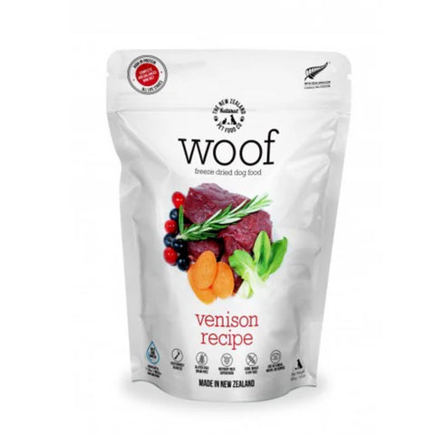 Woof Freeze Dried Dog Food Wild Venison