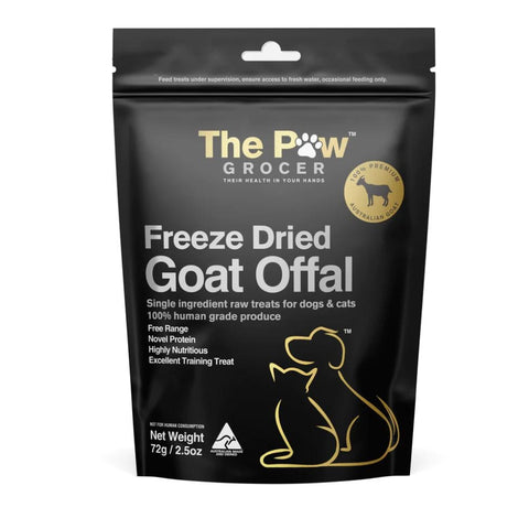 Upmarket Pets | The Paw Grocer - Black Label Freeze Dried Goat Offal