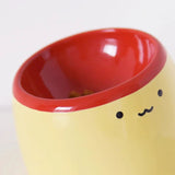 Purroom Pudding-Shaped Elevated Slanted Bowl
