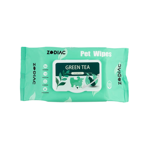 Upmarket Pets | ZODIAC Green Tea Pet Wipes