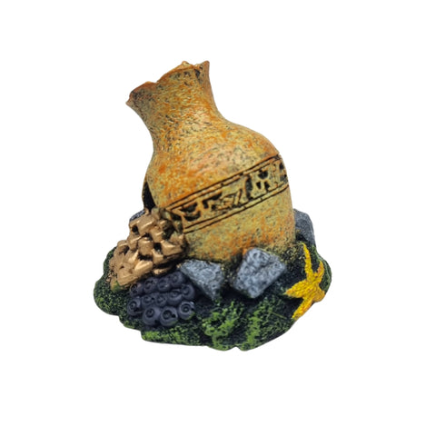 Upmarket Pets & Aquarium | Aquarium Ornament | Gold Vase Urn