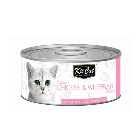 Upmarket Pets & Aquarium | Kit Cat Chicken & Whitebait Wet Food | Shop cat food online