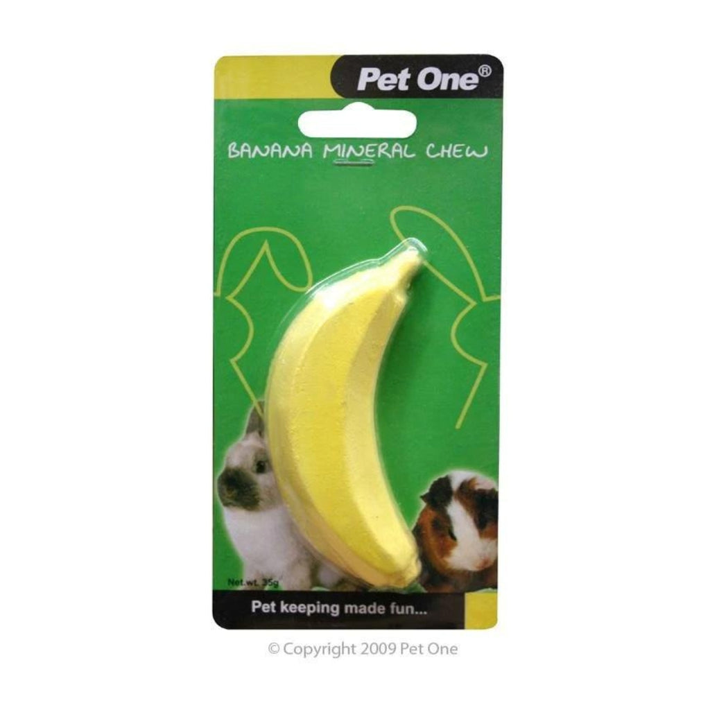 Upmarket Pets & Aquarium | Pet One Small Animal Mineral Chew banana